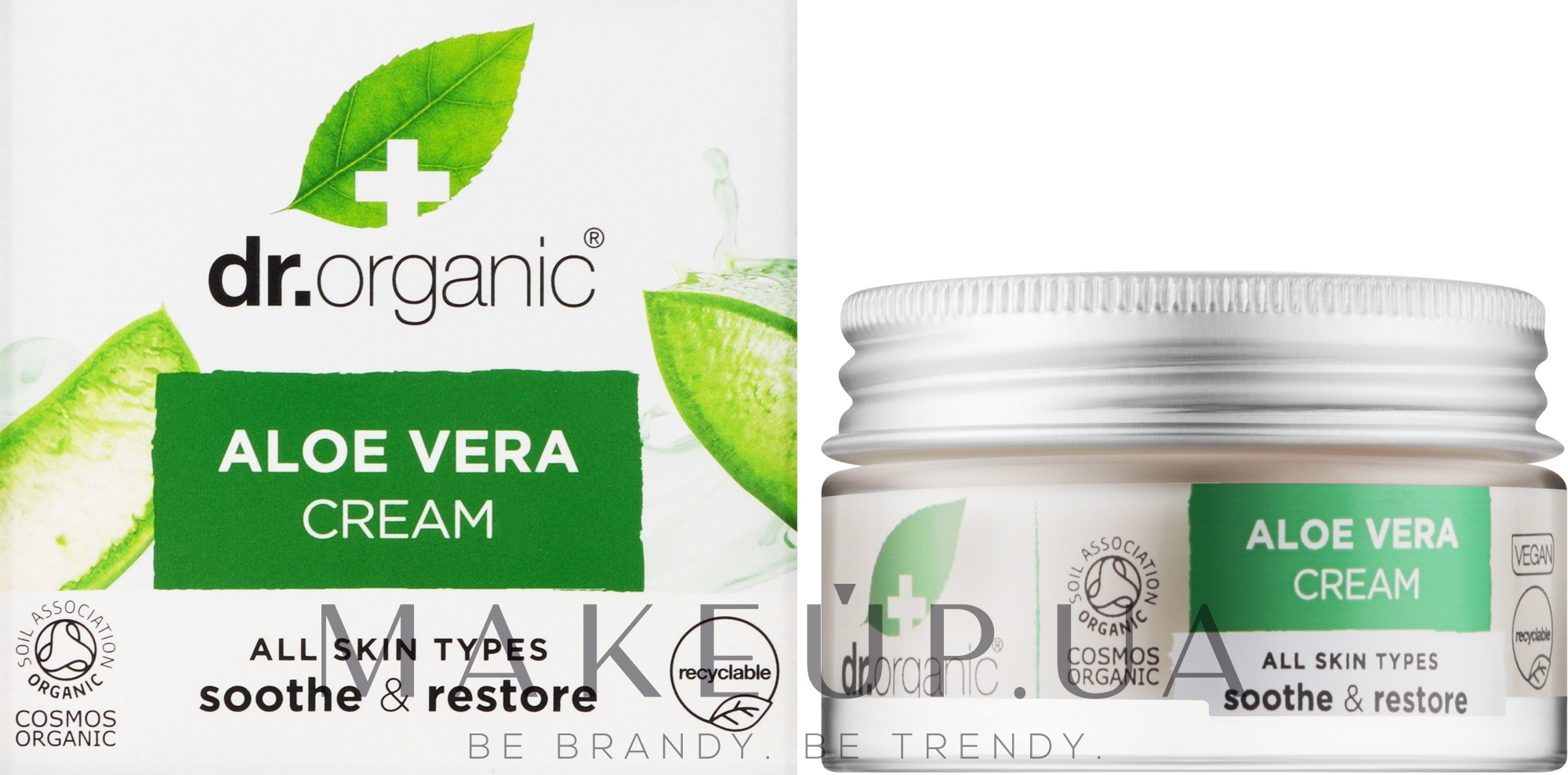Концентрированный крем с алоэ вера - Dr.Organic Bioactive Skincare Aloe Vera Concentrated Cream — фото 50ml
