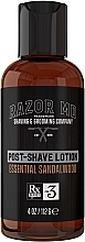 Парфумерія, косметика Лосьйон після гоління з екстрактом сандалового дерева - Razor MD Post Shave Lotion Essential Sandalwood