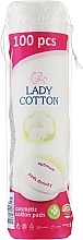 Косметические ватные диски 100шт - Lady Cotton — фото N1