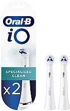 Насадки для электрической зубной щетки, белые, 2 шт. - Oral-B iO Specialised Clean — фото N1