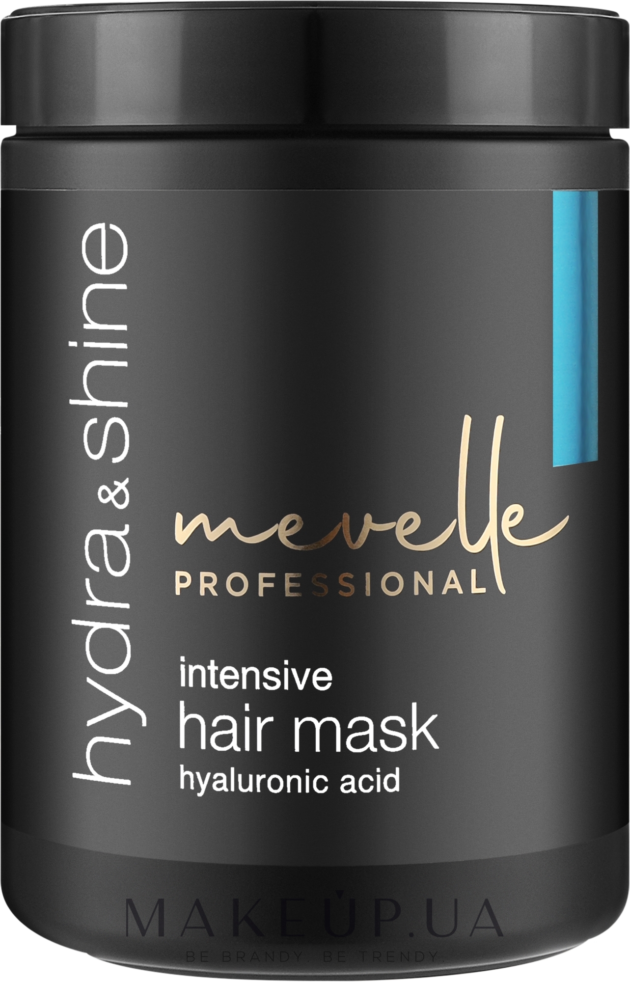 Маска для волос "Увлажнение и блеск" - Mevelle Hydra & Shine Intensive Hair Mask Hyaluronic & Algea — фото 900ml