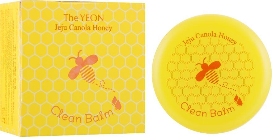 Медовий очищувальний бальзам для обличчя - The Yeon Jeju Canola Honey Clean Balm