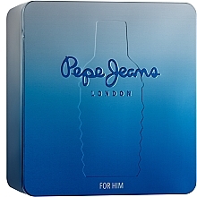 Pepe Jeans For Him - Набор (edt/100ml + sh/gel/80ml) — фото N3