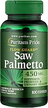 Дієтична добавка для чоловіків - Puritan's Pride Saw Palmetto 450mg Capsules — фото N1