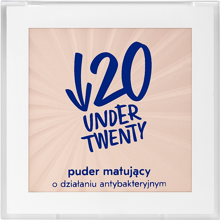 Антибактеріальна матувальна пудра - Under Twenty Anti! Acne Mattifying Transparent Powder