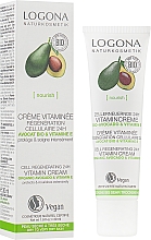 Парфумерія, косметика Біокрем вітамінний живильний "Інтенсивна терапія" - Logona Facial Care Vitamin Cream Organic Avocado