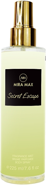 Парфюмированный спрей для тела - Mira Max Secret Escape Fragrance Mist — фото N1