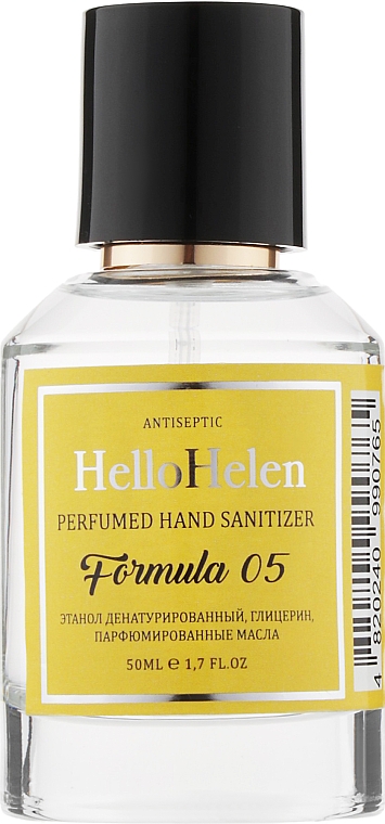 Антисептик для рук "Formula 05" - HelloHelen Antiseptic — фото N1