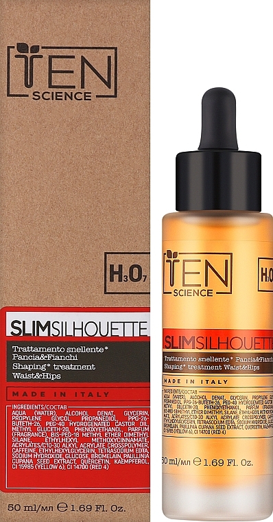 Сыворотка для корекции фигуры - Ten Science Ten Slim Silhouette Shaping Treatment Waist&Hips — фото N2