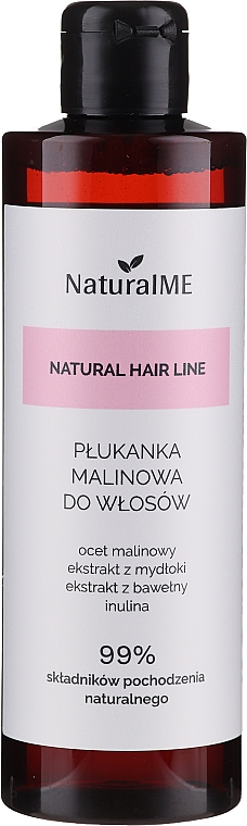 Ополіскувач для жирного волосся з малиновим оцтом - NaturalME Natural Hair Line Balm — фото N1