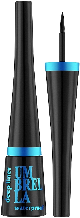 Водостійка рідка підводка для очей - Umbrella Deep Liner Waterproof — фото N1