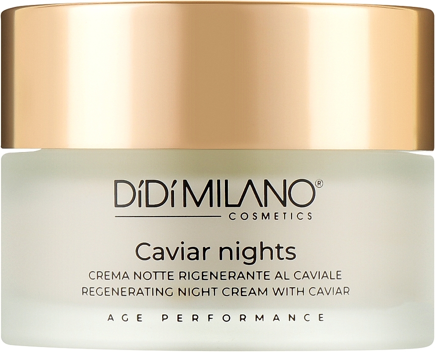 Восстанавливающий ночной крем с икрой - Didi Milano Caviar Nights Regenerating Night Cream With Caviar — фото N1