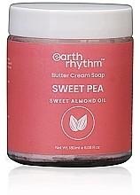 Крем-мило з олією солодкого горошку - Earth Rhythm Sweet Pea Butter Cream Soap — фото N2