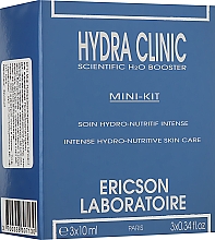 Парфумерія, косметика Набір - Ericson Laboratoire Mini-Kit Hydra Clinic(cr/10ml + cr/10ml + cr/10ml)