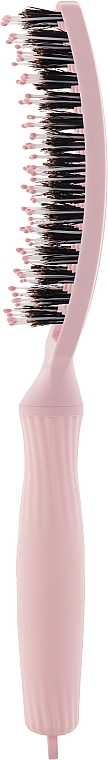 Щітка для волосся, комбінована - Olivia Garden Finger Brush Combo Medium Pastel Pink — фото N2