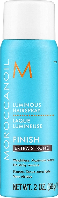 Сяючий лак для волосся екстра сильної фіксації - Moroccanoil Luminous Hairspray Extra Strong Finish — фото N1