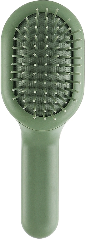 Расческа, салатовая - Janeke Bag Curvy Hairbrush — фото N1