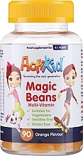 Мультивитамины "Волшебные бобы", апельсин - ActiKid Magic Beans Multi-Vitamin Orange — фото N1