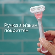Одноразові станки для гоління, для чутливої шкіри, 3 шт. - Gillette Venus Sensitive — фото N3