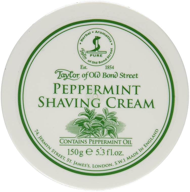 Крем для гоління "М'ята" - Taylor of Old Bond Street Shaving Cream — фото N1