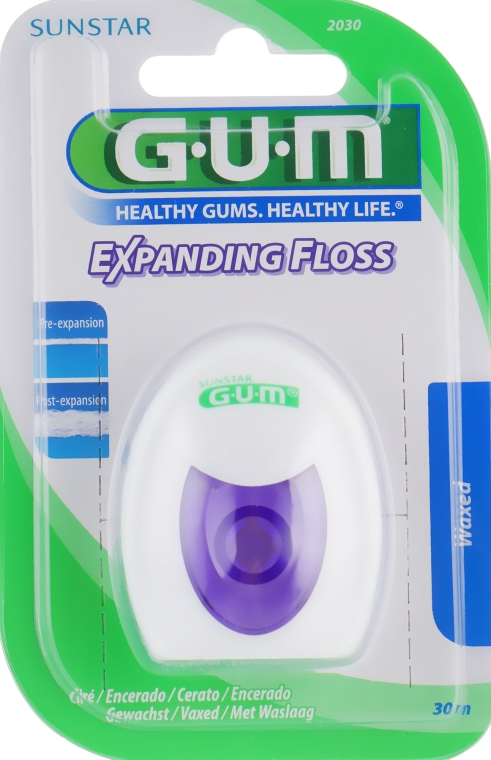 Зубна нитка з ефектом розширення - G.U.M. Expanding Floss — фото N1