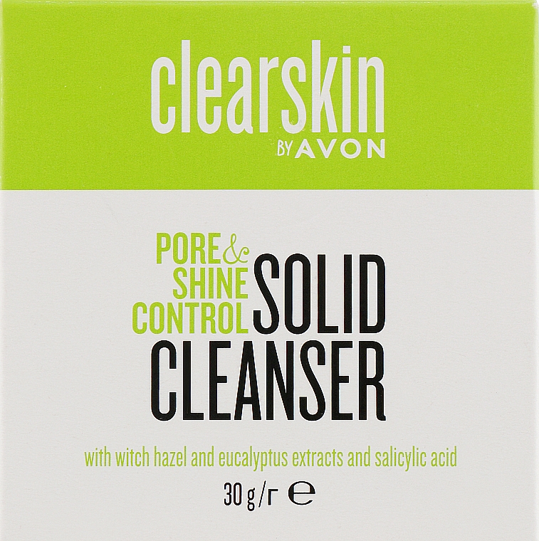 Очищувальне мило для обличчя "Зменшення пор і блиску" - Avon ClearSkin