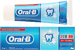Парфумерія, косметика Дитяча зубна паста, 6+ років - Oral-B Junior Toothpaste