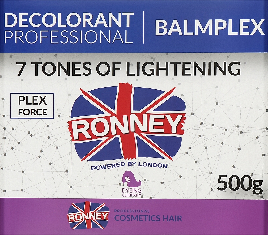 Пудра для осветления волос до 7 тонов - Ronney Professional BalmPlex 7 Tones Of Lightening — фото N1