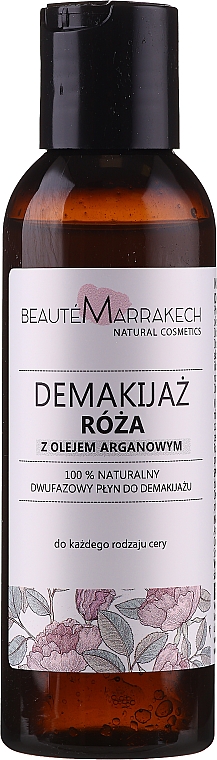 Двухфазное средство для снятия макияжа "Роза" - Beaute Marrakech Natural Two-phase Make-up Remover Rose