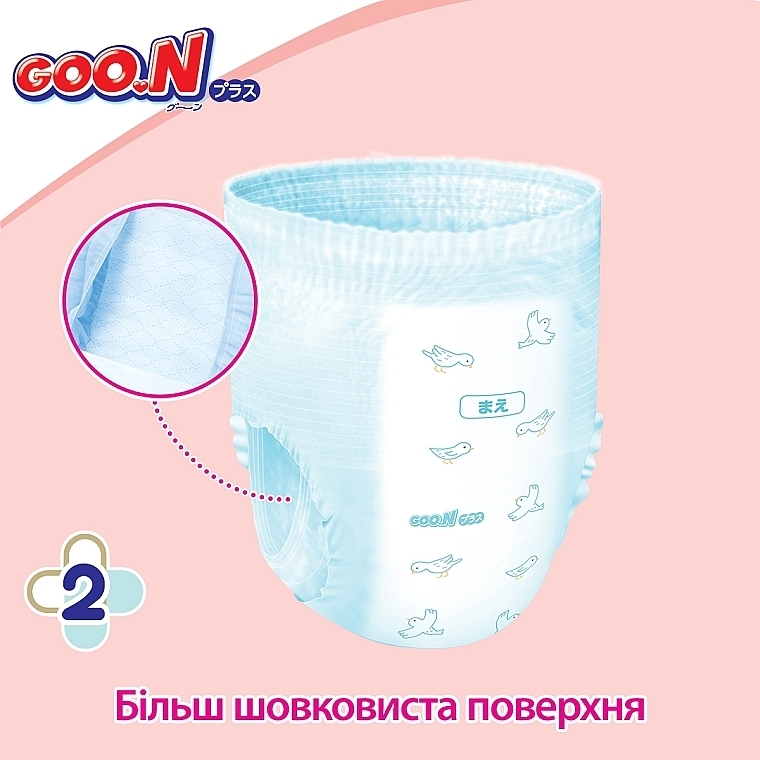 Трусики-підгузки GOO.N Plus для дітей 13-25 кг (розмір ХXL, унісекс, 28 шт.) - Goo.N Plus  — фото N4