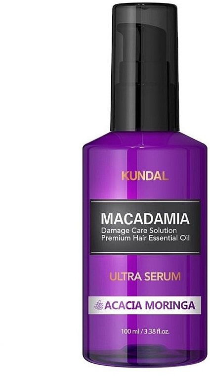 Сироватка для волосся "Акація та моринга" - Kundal Macadamia Ultra Serum Acacia Moringa — фото N1