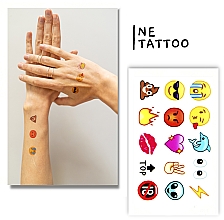 Духи, Парфюмерия, косметика Временное тату "Эмоджи" - Ne Tattoo