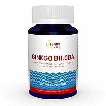 Дієтична добавка "Гінкго білоба", 20 мг - Sunny Caps Ginkgo Biloba — фото N1