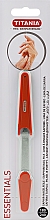 Пилочка для косметички, оранжевая - Titania Nail File — фото N1