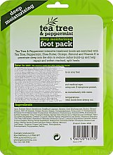Маска-шкарпетки для ніг - Xpel Marketing Ltd Tea Tree & Peppermint Deep Moisturising Foot Pack — фото N2