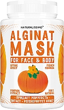 Духи, Парфюмерия, косметика Альгинатная маска с тыквой - Naturalissimoo Pumpkin Alginat Mask