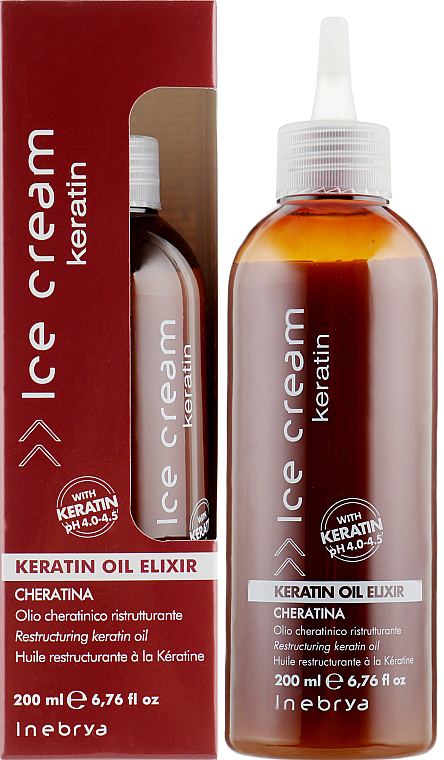 Еліксир з кератином - Inebrya Keratin Oil Elixir * — фото N1