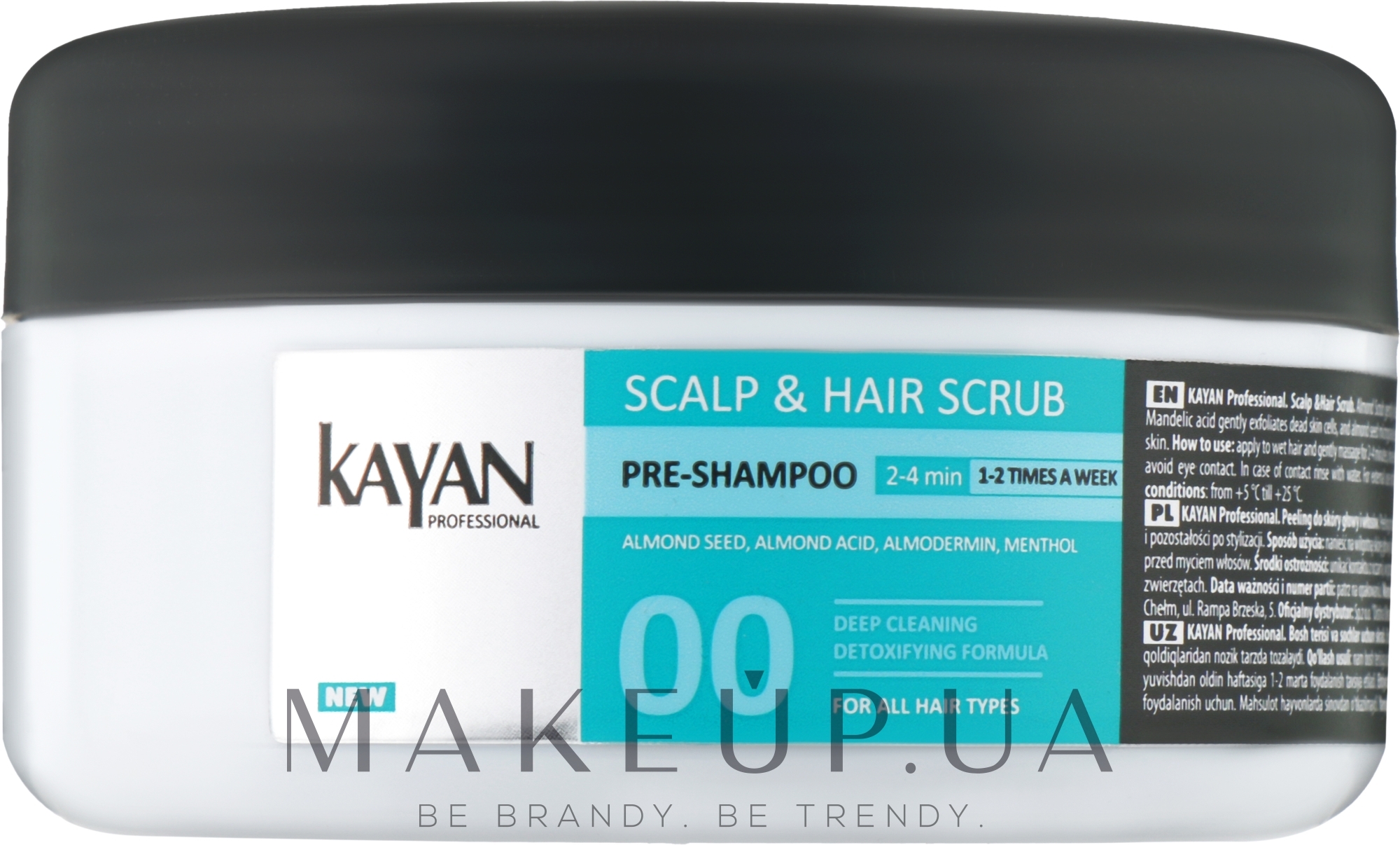 Скраб для шкіри голови та волосся - Kayan Professional Scalp & Hair Scrub — фото 300ml