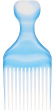 Гребень для волос "Afro", 60403, синий - Top Choice — фото N2