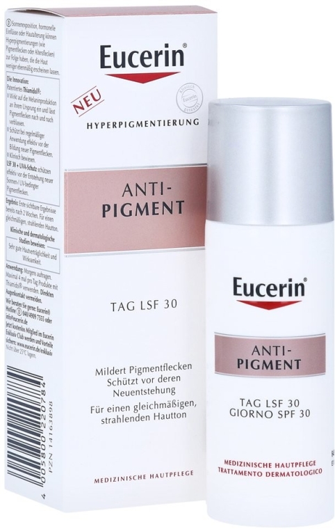 Дневной крем для лица депигментирующий - Eucerin ANti-Pigment SPF 30 — фото N1