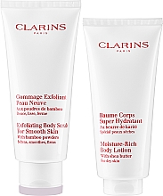 Набір - Clarins Body Care Essentials (body/lot/200ml + body/scrub/200ml) — фото N2