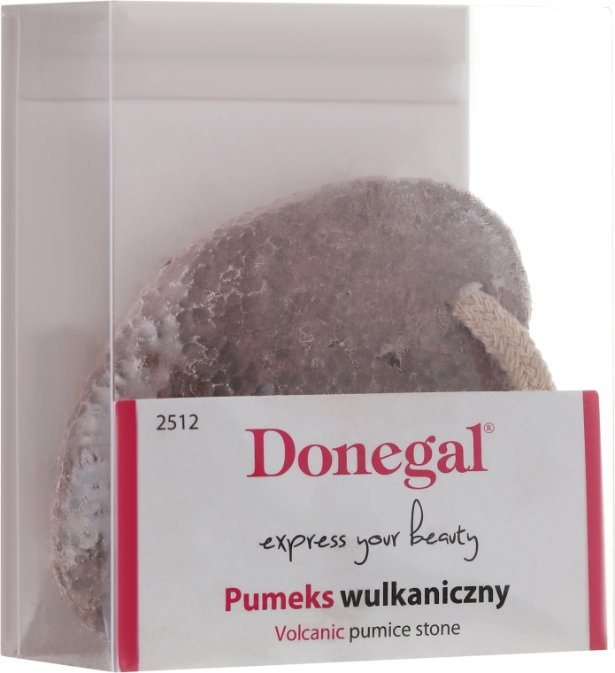Натуральна пемза для педикюру, чорна - Donegal Bimsstein — фото N1