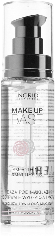 Вигладжуюча і матуюча база під макіяж - Ingrid Make Up Cosmetics Base — фото N4