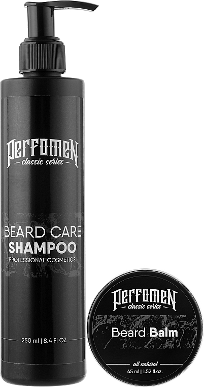 Набір для догляду за бородою - Perfomen (beard/shm/250ml + beard/balm/45ml) — фото N2