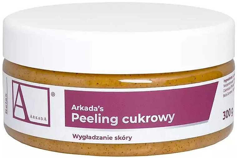 Сахарный скраб для рук и ног с натуральными маслами - Aarkada Peeling Cukrowy — фото N1