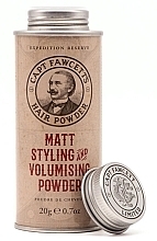 Парфумерія, косметика Пудра для надання об'єму волоссю - Captain Fawcett Matt Styling And Volumising Hair Powder