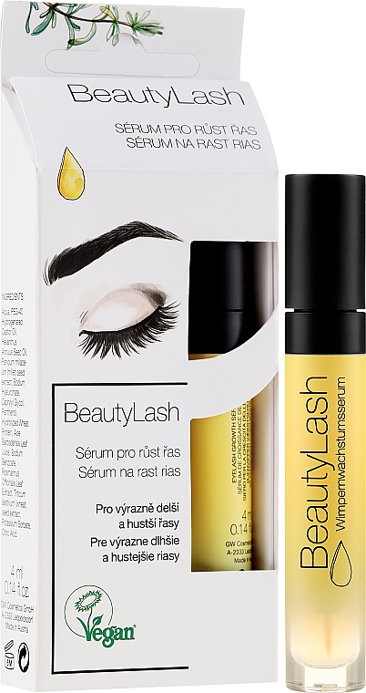 Сыворотка для ресниц - BeautyLash Vegan Eyelash Growth Serum