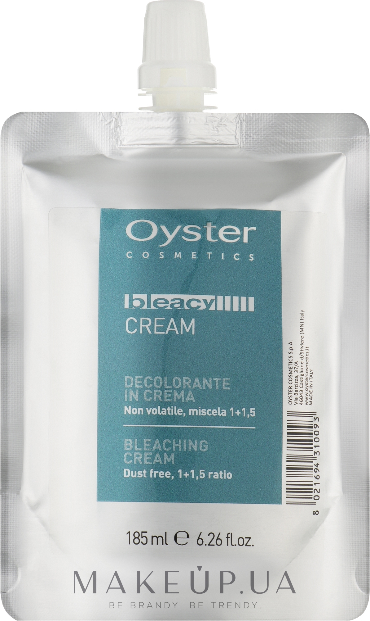Крем для волосся освітлювальний - Oyster Cosmetics Bleacy Cream — фото 185ml