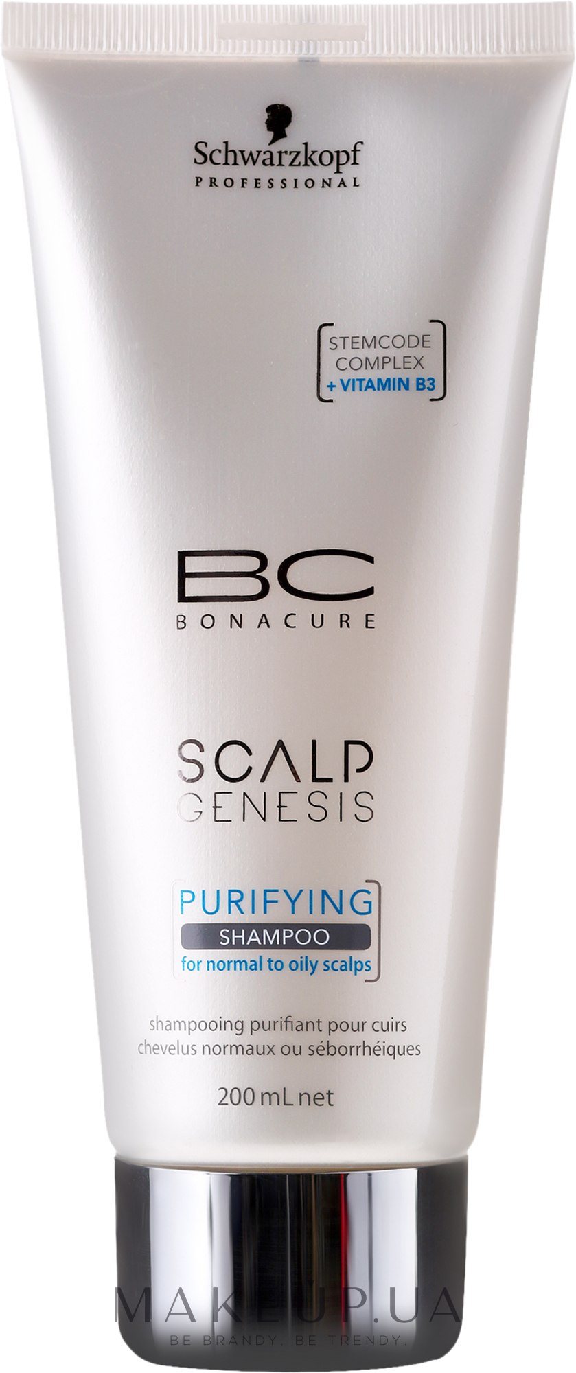 Шампунь для очищения волос - Schwarzkopf Professional BC Scalp Genesis Purifying Shampoo — фото 200ml