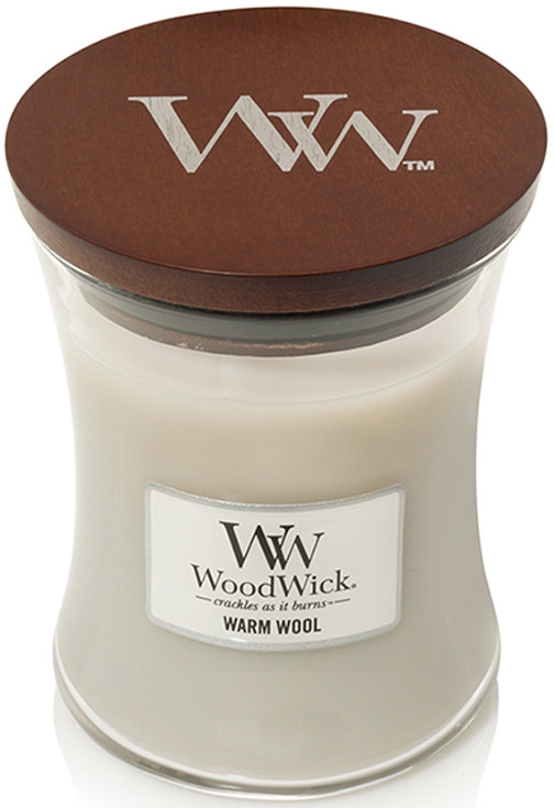Ароматическая свеча в стакане - WoodWick Warm Wool Candle — фото N1
